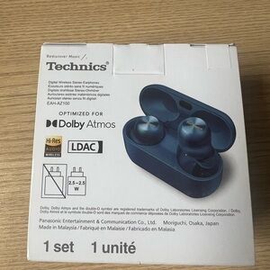 Technics Midnight Blue Wireless Earbuds with Case